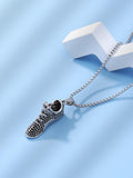 Sliver Men Sneakers Pendant Necklace Chain 50294