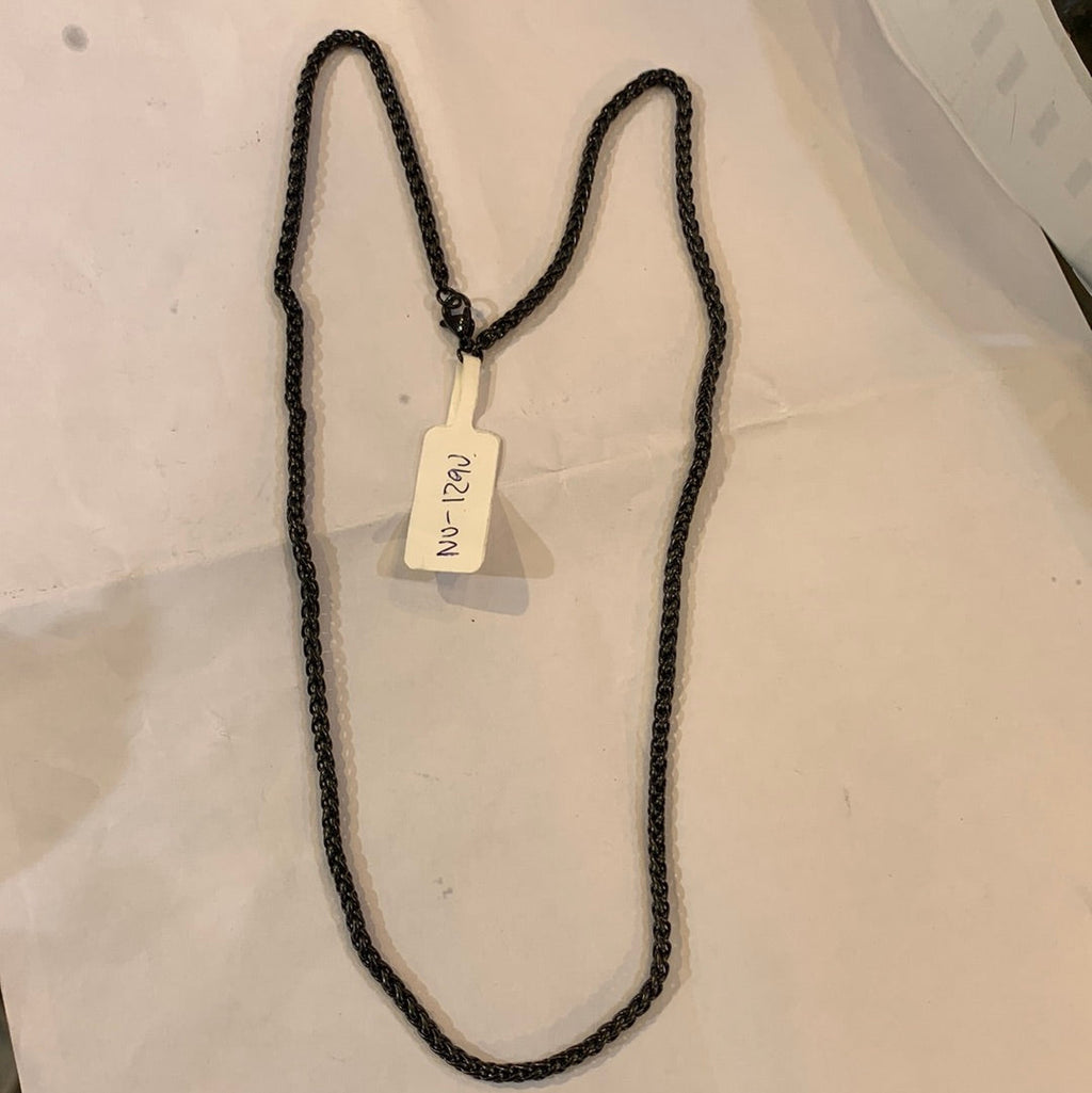 Black Colour Finished Neck Chain 199938
