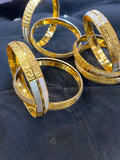 Gold Silver Unisex Bangel Kada 130004