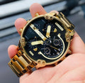 Eid Gold Chain Black Big Dial Heavy Machinery Men watch 400389