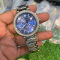 Cim Silver Chain Blue Dial Ladies Watch 400173
