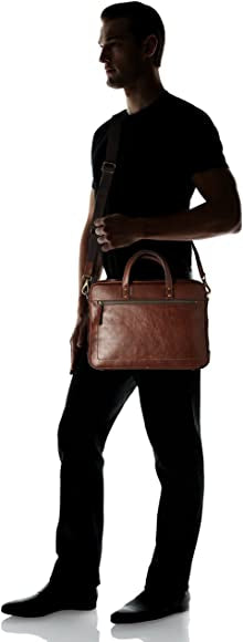 SOF FOS Genuine Leather Premium Quality Unisex Laptop Bag 77002