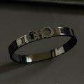 Black Design Chain Bracelet Men 502354